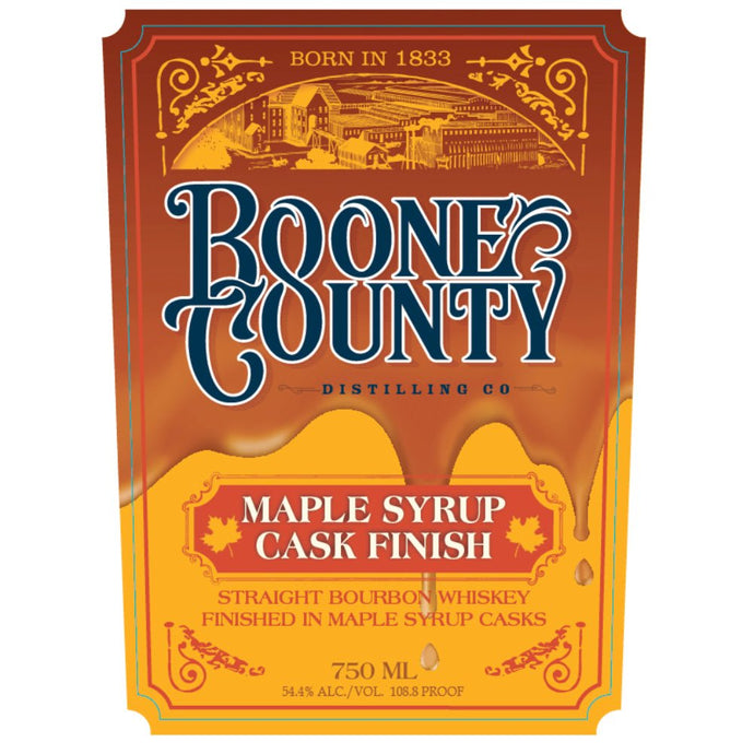 Boone County Maple Syrup Cask Finish Straight Bourbon - Main Street Liquor