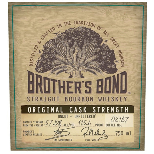 Brother's Bond Cask Strength Bourbon By Ian Somerhalder & Paul Wesley - Main Street Liquor