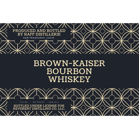 Brown-Kaiser Bourbon Whiskey - Main Street Liquor