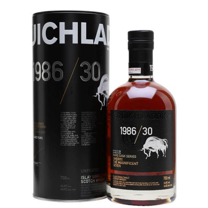 Bruichladdich 1986/30 Sherry: The Magnificent Seven - Main Street Liquor