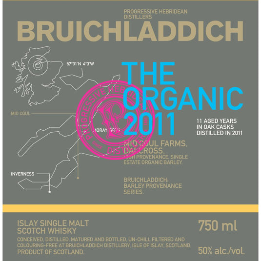 Bruichladdich The Organic 2011 - Main Street Liquor