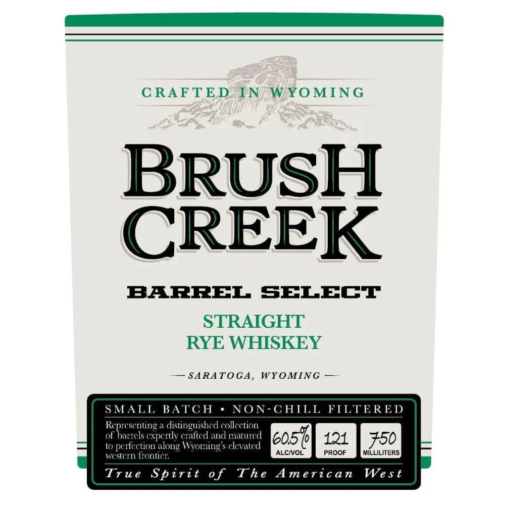 Brush Creek Barrel Select Rye - Main Street Liquor