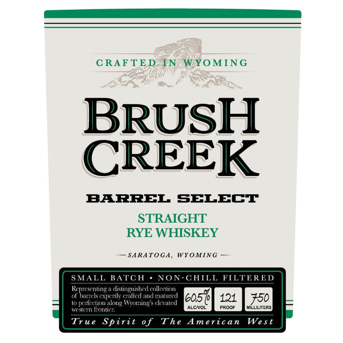 ﻿Brush Creek Barrel Select Rye - Main Street Liquor