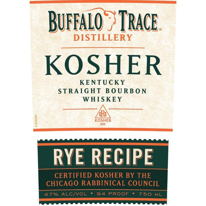 Load image into Gallery viewer, Buffalo Trace Kosher Rye Recipe Bourbon - Main Street Liquor
