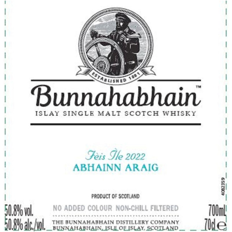 Load image into Gallery viewer, Bunnahabhain Fèis Ìle 2022 Abhainn Araig - Main Street Liquor
