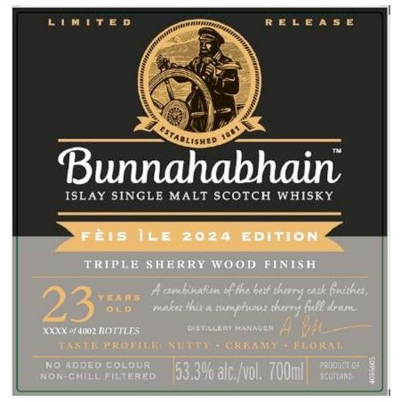 Load image into Gallery viewer, Bunnahabhain Fèis ìle 2024 Triple Sherry Wood Finish - Main Street Liquor
