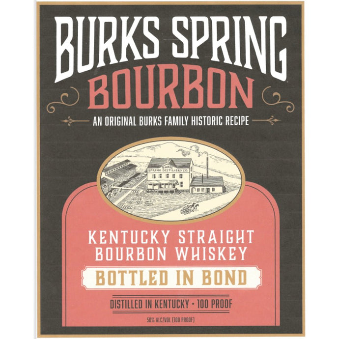 Burks Spring Bottled in Bond Kentucky Straight Bourbon - Main Street Liquor