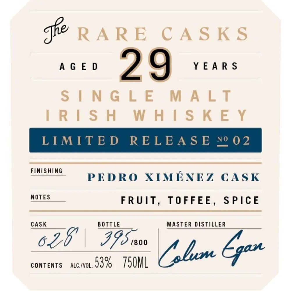 Bushmills The Rare Casks 29 Year Limited Release No. 02 - Main Street Liquor