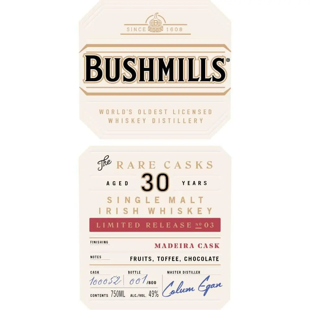 Bushmills The Rare Casks Limited Release No. 03 - Main Street Liquor
