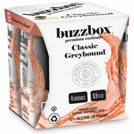 Buzzbox Classic Greyhound Cocktail 4PK - Main Street Liquor