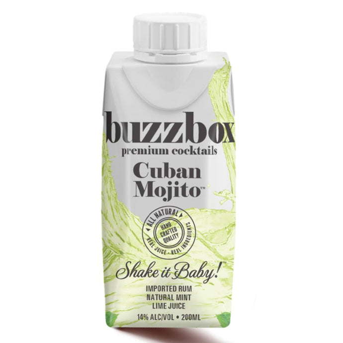 Buzzbox Cuban Mojito Cocktail 4PK - Main Street Liquor