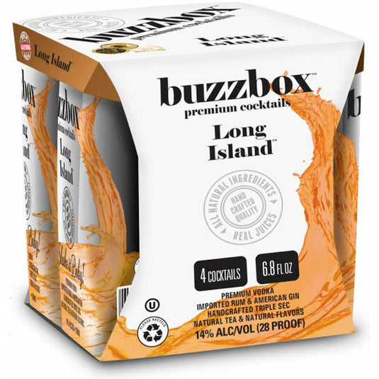 Buzzbox Long Island Cocktail 4PK - Main Street Liquor