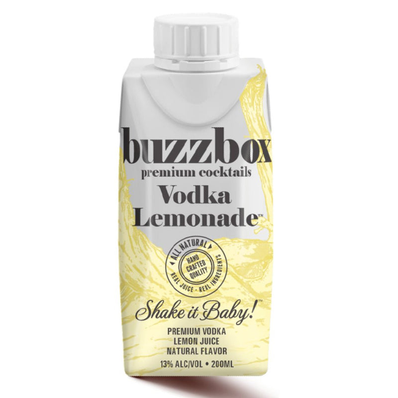 Load image into Gallery viewer, Buzzbox Vodka Lemonade Cocktail 4PK - Main Street Liquor
