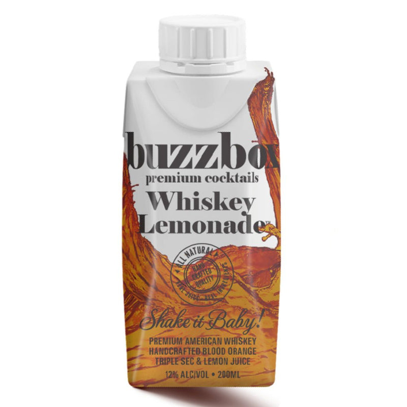 Load image into Gallery viewer, Buzzbox Whiskey Lemonade Cocktail 4PK - Main Street Liquor

