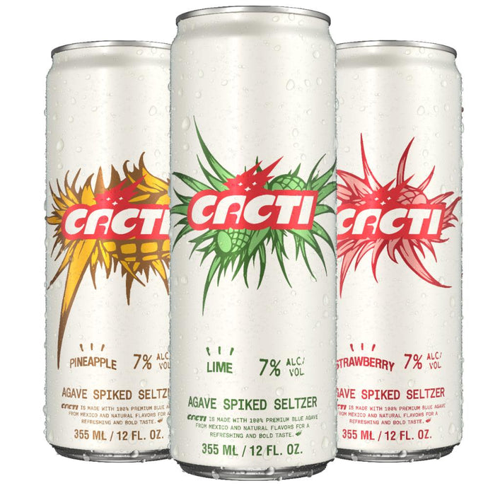 Cacti Pineapple Seltzer By Travis Scott - Main Street Liquor