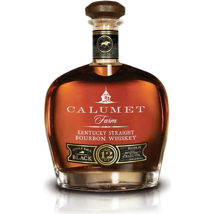 Calumet Farm Single Rack Black 12 Year Old Bourbon Whiskey - Main Street Liquor