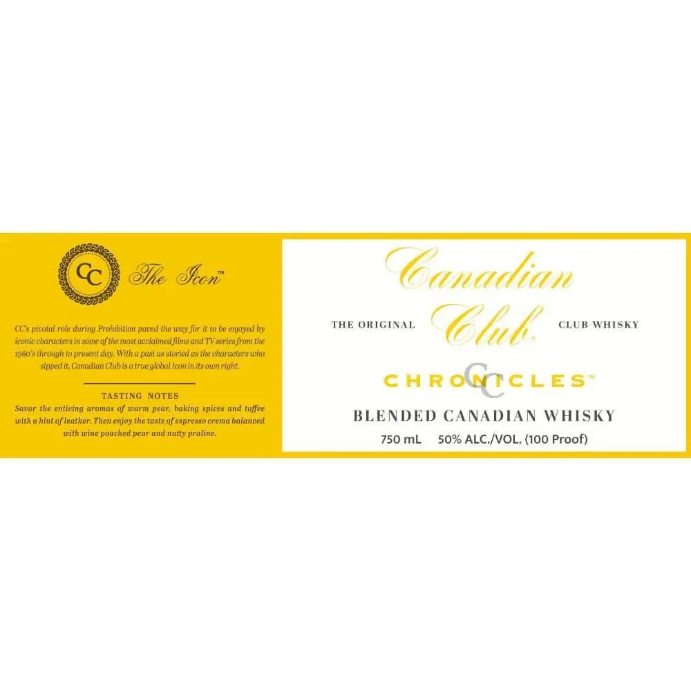 Canadian Club Chronicles 45 Year Old "The Icon" - Main Street Liquor