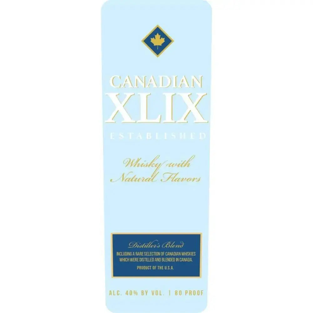 Canadian XLIX Established Distiller’s Blend Whiskey - Main Street Liquor