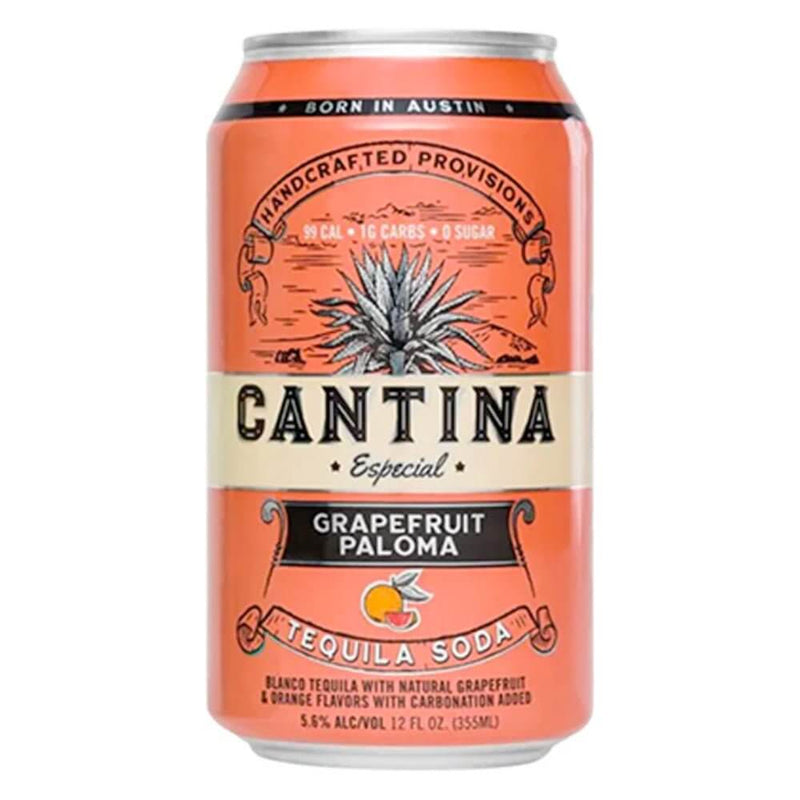 Load image into Gallery viewer, Cantina Grapefruit Paloma Tequila Soda 4pk - Main Street Liquor
