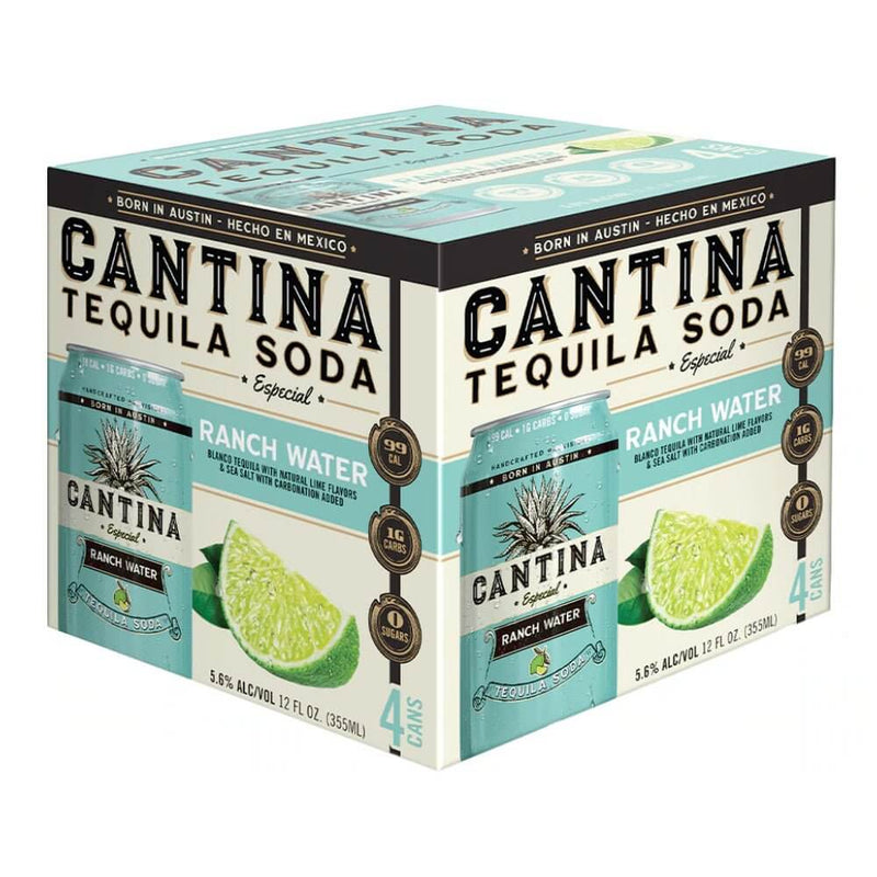 Load image into Gallery viewer, Cantina Ranch Water Tequila Soda 4pk - Main Street Liquor
