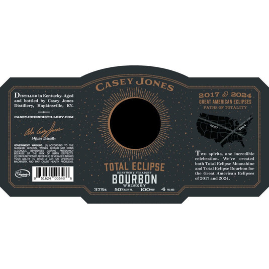 Casey Jones Total Eclipse Kentucky Straight Bourbon - Main Street Liquor