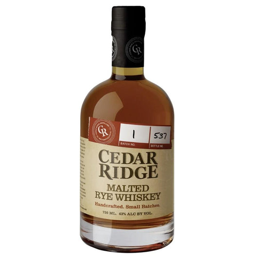 Cedar Ridge Malted Rye Whiskey - Main Street Liquor