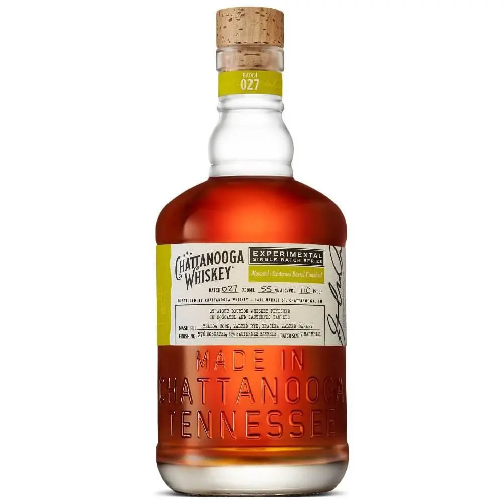 Chattanooga Whiskey Experimental Batch 027: Moscatel + Sauternes Barrel Finished - Main Street Liquor