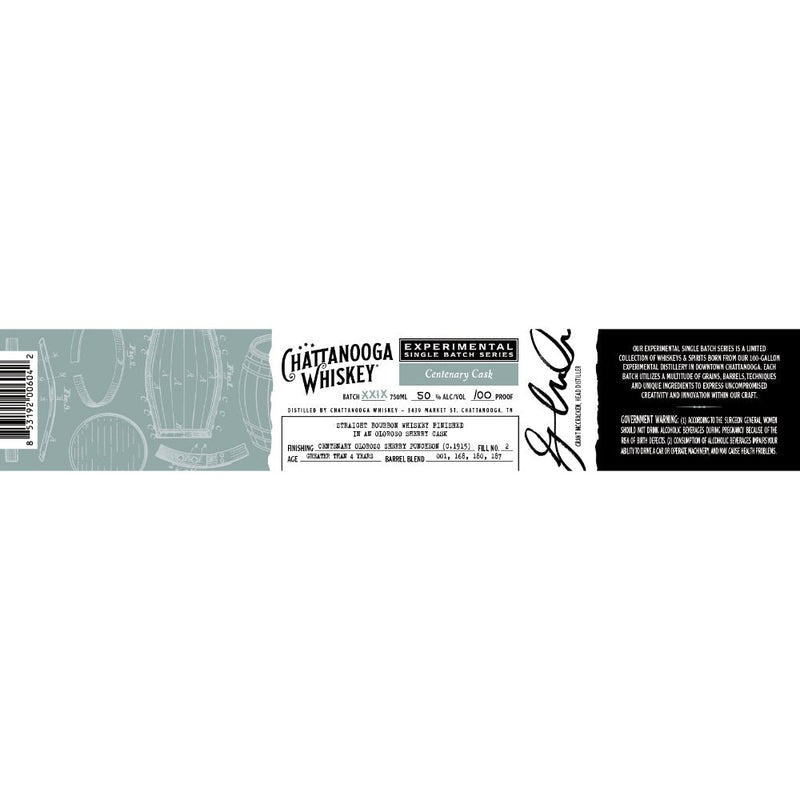 Load image into Gallery viewer, Chattanooga Whiskey Experimental Single Batch 29 Centenary Cask - Main Street Liquor
