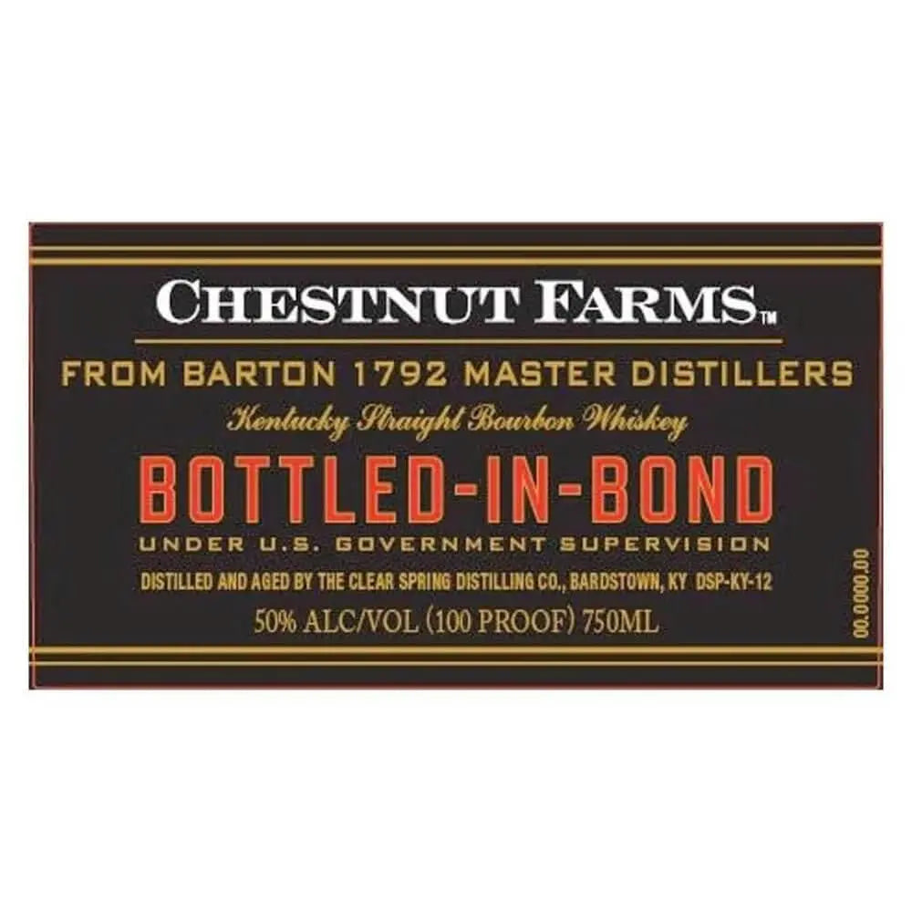 Chestnut Farms Bottled In Bond Bourbon - Main Street Liquor