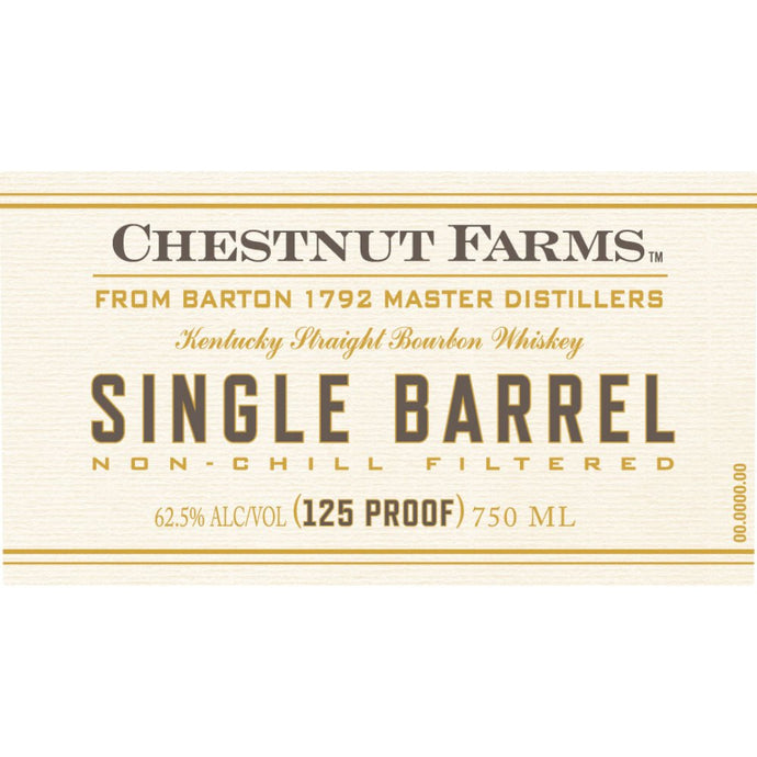 Chestnut Farms Single Barrel Kentucky Straight Bourbon - Main Street Liquor