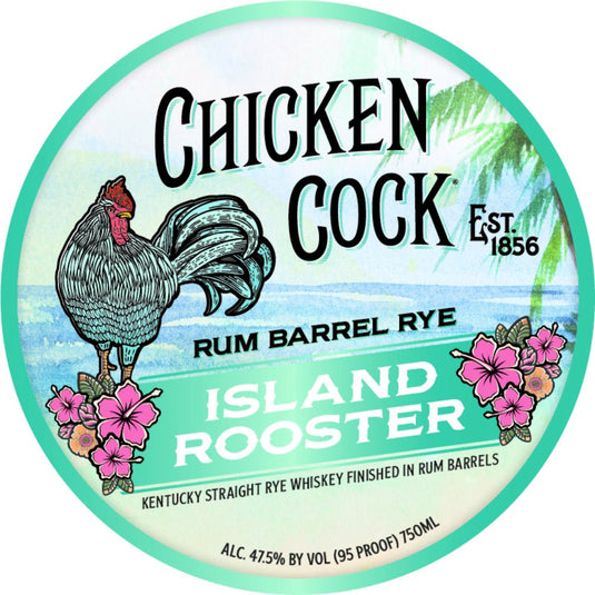 Chicken Cock Island Rooster Rum Barrel Straight Rye - Main Street Liquor
