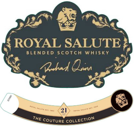 Chivas Regal Royal Salute 21 Year Old Richard Quinn Black Edition - Main Street Liquor