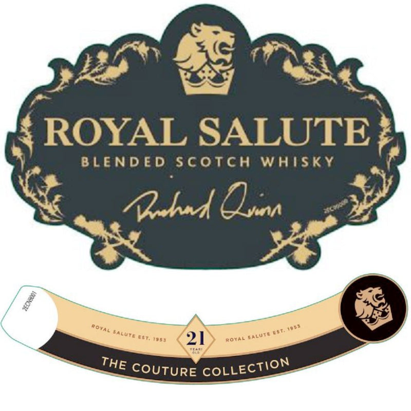 Load image into Gallery viewer, Chivas Regal Royal Salute 21 Year Old Richard Quinn White Edition - Main Street Liquor
