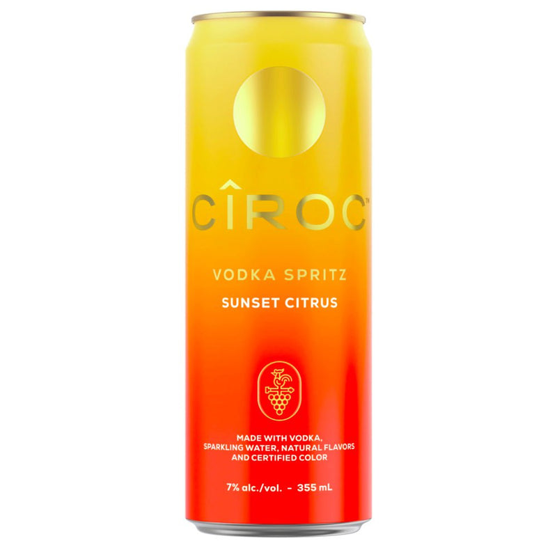 Load image into Gallery viewer, Ciroc Vodka Spritz Sunset Citrus 4PK Cans - Main Street Liquor
