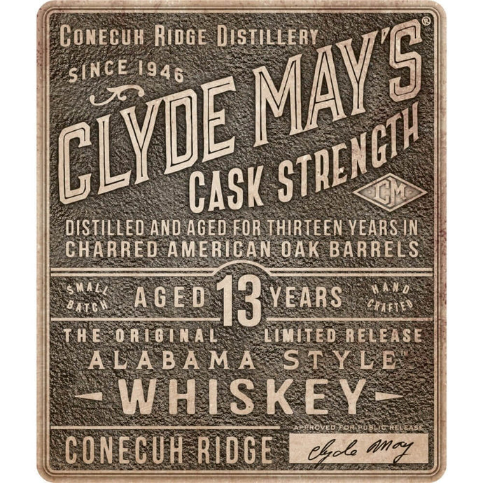 Clyde May's Small Batch Cask Strength 13 Year Old - Main Street Liquor