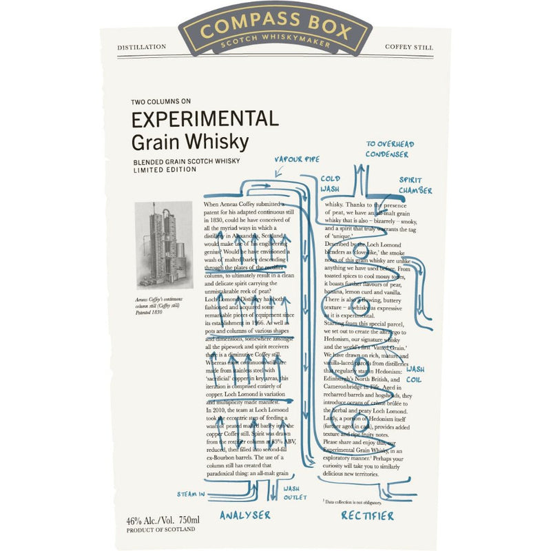Load image into Gallery viewer, Compass Box Experimental Grain Whisky Limited Edition - Main Street Liquor
