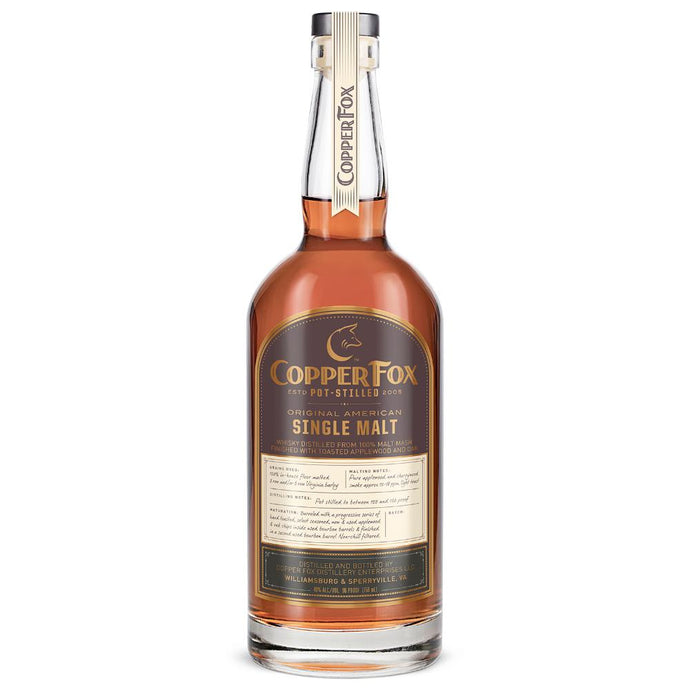 Copper Fox Original American Single Malt Whisky - Main Street Liquor