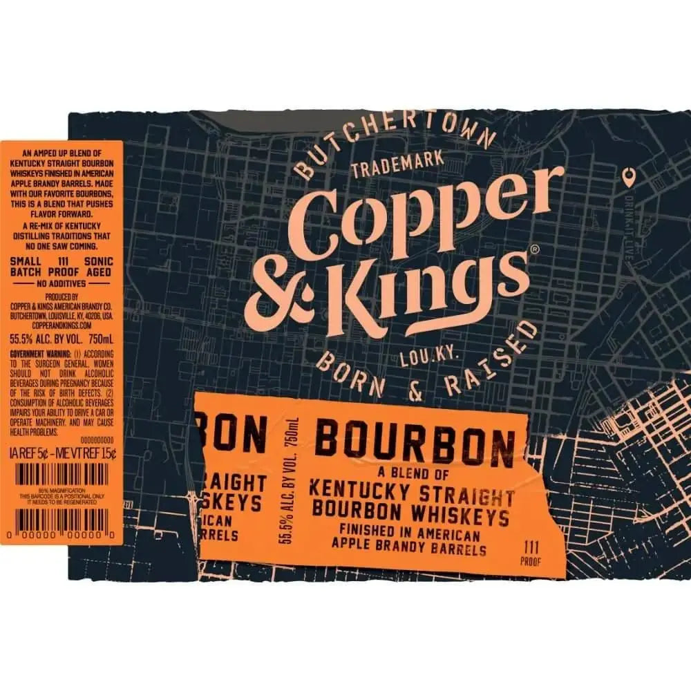 Copper &amp; King’s Bourbon Finished in American Apple Brandy Barrels - Main Street Liquor