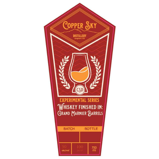 Copper Sky Grand Marnier Barrel Finished Whiskey - Main Street Liquor