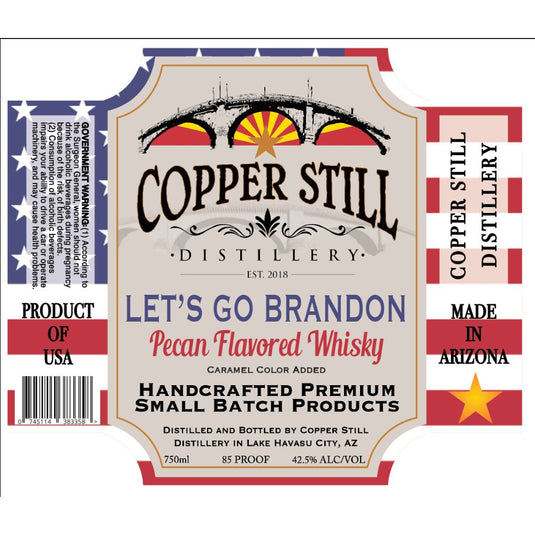 Copper Still Let’s Go Brandon Pecan Flavored Whisky - Main Street Liquor