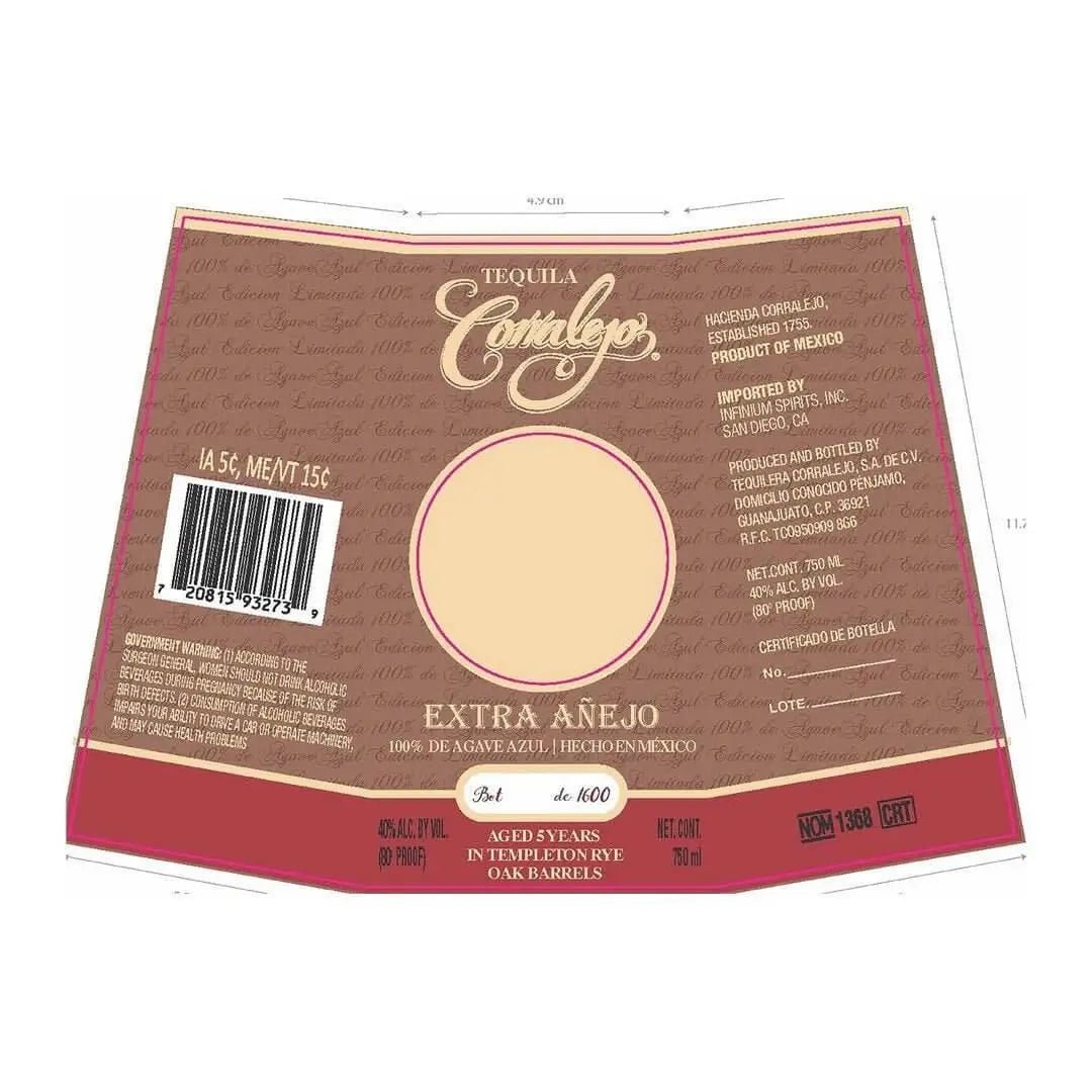 Corralejo Extra Anejo - Main Street Liquor
