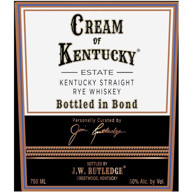 Load image into Gallery viewer, Cream of Kentucky Bottled in Bond Kentucky Straight Rye - Main Street Liquor
