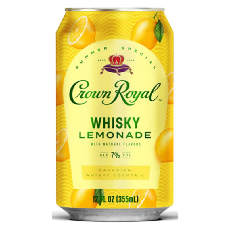 Load image into Gallery viewer, Crown Royal Whisky Lemonade Canned Cocktails 4 Pack - Main Street Liquor
