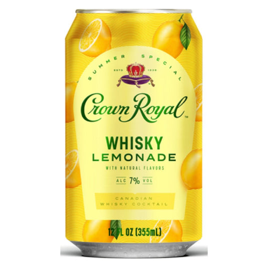 Crown Royal Whisky Lemonade Canned Cocktails 4 Pack - Main Street Liquor