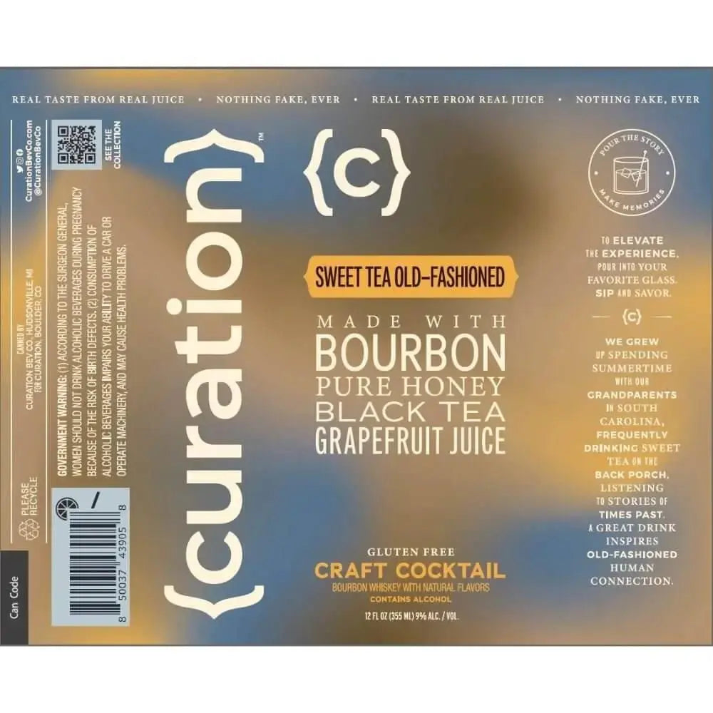 Curation Sweet Tea Old - Fashioned Cocktail - Main Street Liquor