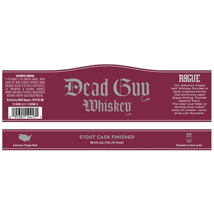 Dead Guy Stout Cask Finished Whiskey - Main Street Liquor