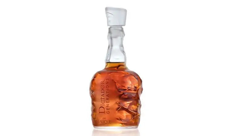 Dictador Rum Vintage 1976 Lalique (with showcase) - Main Street Liquor