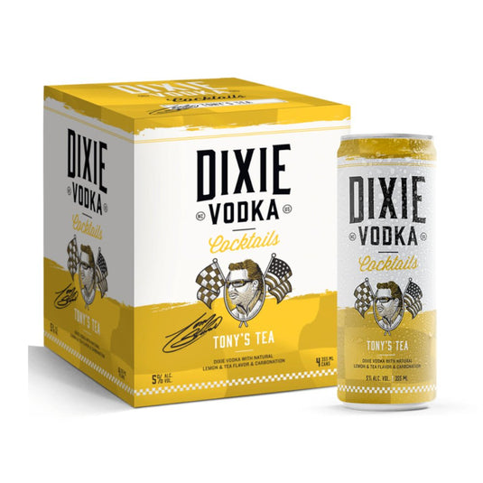 Dixie Vodka Cocktails Tony's Tea 4PK - Main Street Liquor
