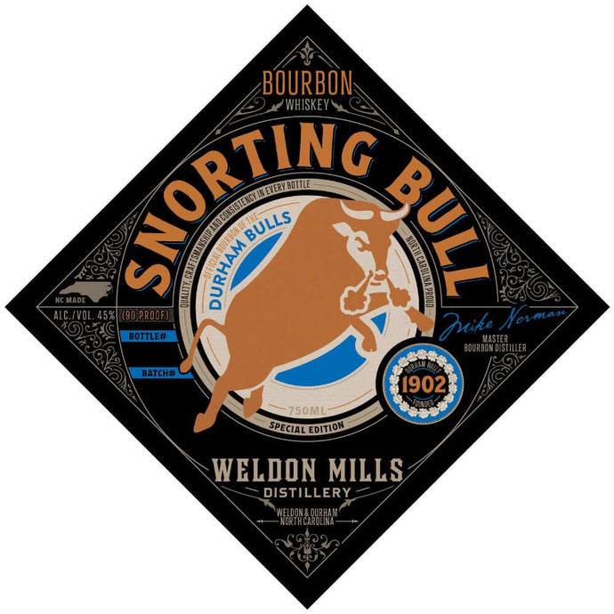 Durham Bulls Snorting Bull Bourbon - Main Street Liquor