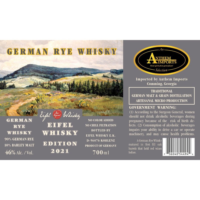 Load image into Gallery viewer, Eifel German Rye Whisky 2021 Edition - Main Street Liquor
